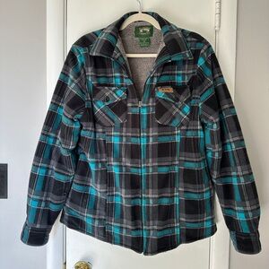 Stillwater Supply Co. Plaid Fleece Jacket